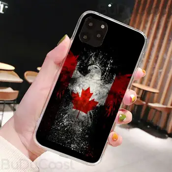 Kanadsko Zastavo Telefon Primeru Kritje Za Iphone 11 Pro 11 Pro Max X XR XS Max 7 8 6 6S Plus 5 5S SE 2020 Primeru