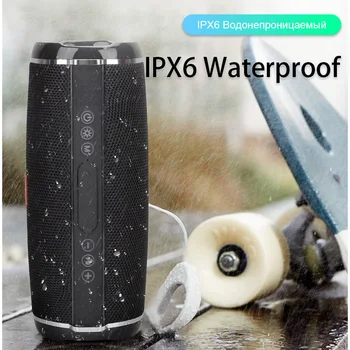 Prenosni Bluetooth Zvočnik LED Lučka za Brezžični Bass Subwoofer Glasbe Boombox Nepremočljiva Zunanji Zvočniki, USB Zvočnik Altavoces 38445