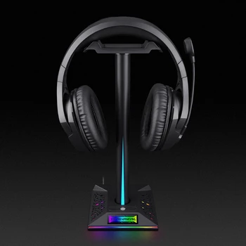 Slušalke Vesa RGB Ajazz Oddaja Slušalke Igre, Integrirani Namizni Navpično Stojalo Trmast Gaming Slušalke Imetnika