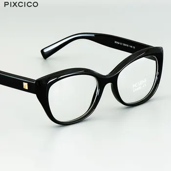 R45675 Pixcico Mačka Oči Obravnavi Očala Moški Ženske Mode Optični +50 +100 +150 +200 +250 +300 +350