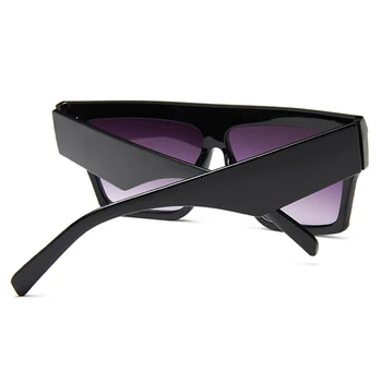Kvadratni sončna Očala Ženske Letnik 2021 Trend Prevelik Kvadratnih Luksuzni sončna Očala Ženske Oblikovalec Ravno Top Big Okvir Očal je UV400 39062
