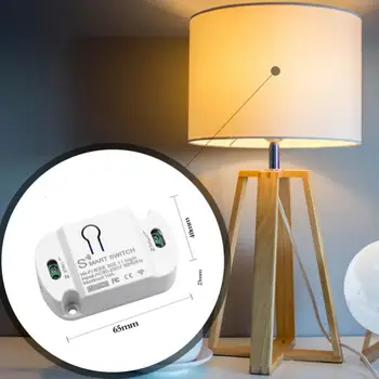 Tuya Smart Stikalo Rele Modul Wifi Breaker Razsvetljavo Fan Lučka Lučka Za Krmilnik Modul Za Delo Z Alexa Za Koridor Kopel