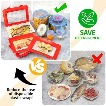 Vakuumski ohranjanje pladenj za Hrano ohranjanje plošča Hladilnik škatla za shranjevanje Hrane zaprti škatli Piknik žar hrane, shranjevanje pladenj