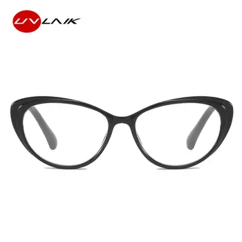 UVLAIK Jasno Objektiv Mačka Oči Obravnavi Očala Ženske Moški Presbyopia Očala Očala Črna Rdeča Recept Očala +1.5 +2.5 +3.5