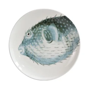 Ustvarjalna Kuhinja Ocean Serije Večerja Plošča Keramična Ploščica Skledo Ploščo Gospodinjski Jed, Suši Namizna Živali, Rib Vzorec