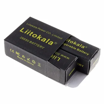 LiitoKala Lii-50A Opozoril 3,7 V 26650 5000mA baterije za ponovno Polnjenje Discharger 26650-50A 20A baterije za svetilko, E-orodja 39417