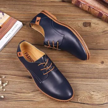 Umetno usnje poslovne formalno čevlji za moške superge čipke-up trdna zapatillas hombre poroko stanovanj človek platforma čevlji dropshipping
