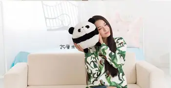 Novo ustvarjalno, srčkan plišastih panda toy krog maščobe panda lutka darilo približno 25 cm