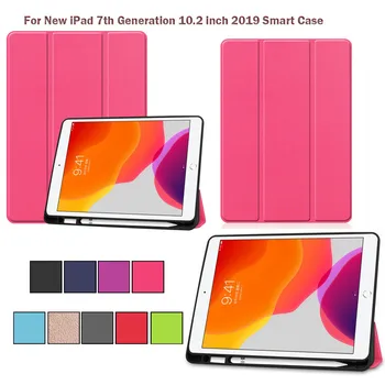 Film Tablet Screen Protector Ploščica Pribor Za Novi Ipad 7. Generacije 10.2-Inch 2019 Smart Primeru Slim Lupini Stoji Pokrov