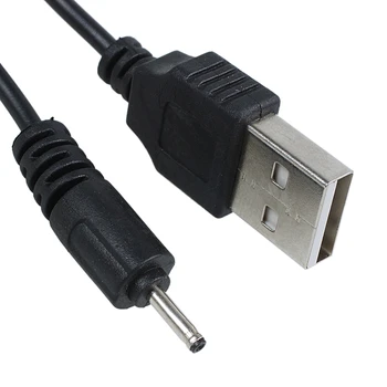 črna DC 2 mm USB kabel za polnjenje 50 cm za Nokia N78 N73 N82 40738