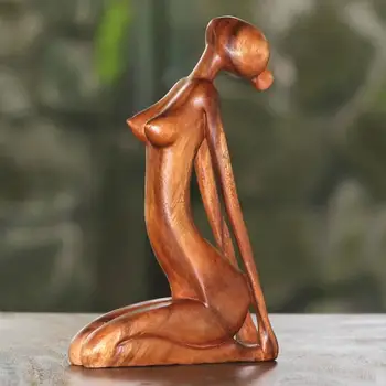 5 Slogi Abstraktna Umetnost Keramične Joga Predstavlja Figurice Iz Porcelana Lady Slika, Kip Doma Joga Studio Dekor Ornament Dropshipping