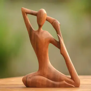 5 Slogi Abstraktna Umetnost Keramične Joga Predstavlja Figurice Iz Porcelana Lady Slika, Kip Doma Joga Studio Dekor Ornament Dropshipping
