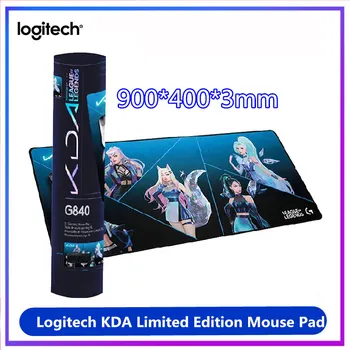 Original Logitech KDA G840 Limited Edition Velike Mouse Pad 900*400*3 mm Gaming Miška Mat Desk Miši Pad