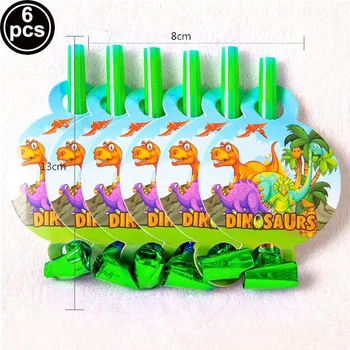 10pcs Dinozaver Temo Namizna Papir, Tablice Pokal Napkin Prtom Slame Candy Bag Happy Birthday Cake Pokrivalo Dekor Transparent Zastavico
