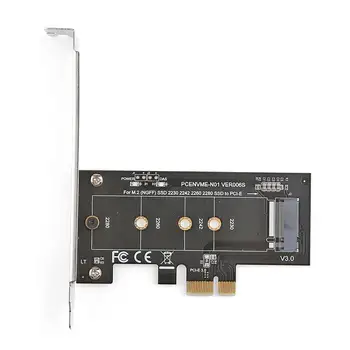 M. 2 NVMe SSD Express Kartica PCIE 3.0 X1 M Ključ Prilagodilnik Pretvornika Zunanja SSD Podporo 2230,2242,2260,2280 za Samsung PM961 4146