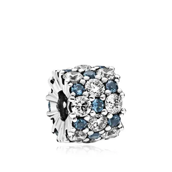 Nova moda čar original diamond zvezda žrebec modra beaded vrsto, ki je primerna za original Pandora ženske zapestnica nakit darila 41626