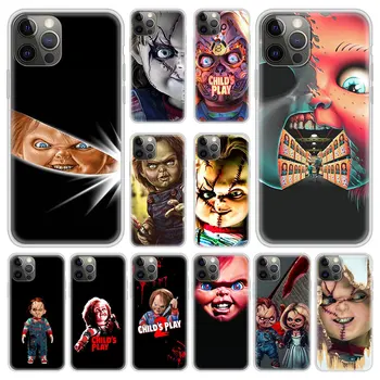 Chucky Primeru za iPhone 11 12 Pro Max 7 8 Plus 6 6S + X XS XR SE 2020 Funda iPhone 11 Pametni Telefon Kritje Mat Coque Capa Lupini