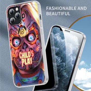 Chucky Primeru za iPhone 11 12 Pro Max 7 8 Plus 6 6S + X XS XR SE 2020 Funda iPhone 11 Pametni Telefon Kritje Mat Coque Capa Lupini