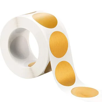 50-300pcs Zlati Scratch Off Nalepke Okroglo Obliko Nalepke nalepke DIY ročno izdelan za igro Praske, Nalepke, Etikete, tiskovine