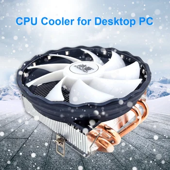 SNEŽAK 120mm CPU Hladilnik Radiator 4 Heatpipes 3Pin PWM 130W PC Računalnik Hladilni Ventilator za Intel LGA 2011/1200/1150