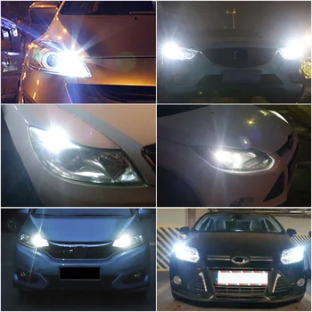 2x Avto Led T10 W5W LED Žarnice za Avto Notranje zadeve Dome Luč Prtljažnik, Svetilke Parkirnih Luči Za Peugeot 206 406 508 307 406 3008