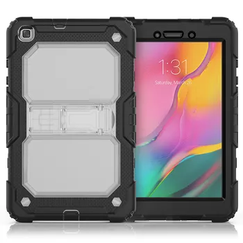 HXCASE za Samsung Galaxy Tab a 8.0 primeru 2019 T290 T295 primerih z vgrajeno v Oporo in Izmenljive Ramenski Trak Silikonski ovitek