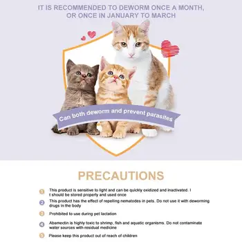 ZA hišnih mačk je Pes antiparasite tapeworm Preprečevanje in Zdravljenje pipeto