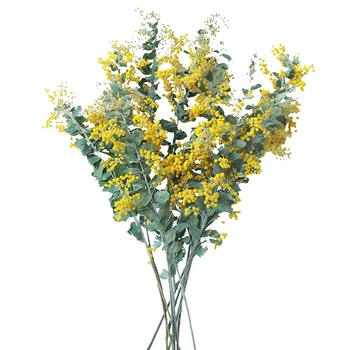 Posušeno Cvetje Majhne Naravno Posušeni Cvetni Rastline Mini Pravi Šopke Doma Dekoracijo Fotografija Rekvizitov, Umetnosti, Obrti, Rumena