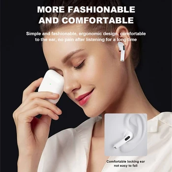 TWS Air Pro 5 4 Bluetooth Slušalke Močan Bas Brezžične Slušalke za V Uho HiFi Čepkov prostoročne Slušalke Z Mikrofonom PK i12