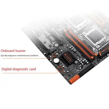 Huananzhi X79-8D matične plošče Dual CPU LGA 2011 E5 2689 Razdaljo 2670 V2 DDR3 1333/1600/1866MHz 256GB M. 2 NVME SATA3 USB3.0 E-ATX 43839