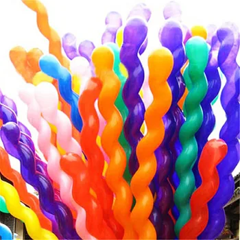 10Pcs/set posadke Twisted mešane barve Vezava, Izdelava Balonov twist Latex Balon Poroko, Rojstni dan Dekoracijo Trebušaste