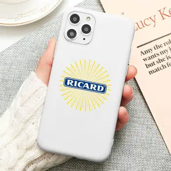 RICARD Primeru Telefon Za iphone 12 11 Pro Max Mini XS 8 7 6 6S Plus X SE 2020 XR Sladkarije, beli Silikonski pokrov
