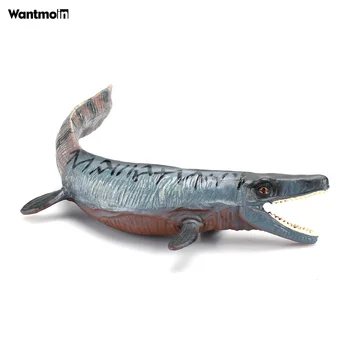 Wantmoin Jurassic Dinozaver Mosasaurus-otroci zmaj igrača Morje Globoko Bitje, Živalske Figurice za Kopel Bazen Igrača 4430