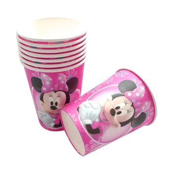 Disney Minnie mouse stranka baby dekle korist 1. Rojstni dan Dobave 8 ljudi diy dekor dodatki rojstni dan baby tuš dekor