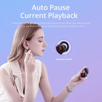 1MORE EHD9001TA Aktivni šumov Hibridni TWS Gaming Slušalke Bluetooth 5.0 Slušalke aptX / AAC Hi-fi Brezžično Polnjenje