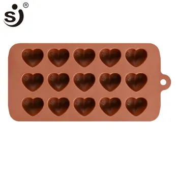 SJ 3d Silikonsko Plesni Čokolado Srce Torta Piškotek Puščavi Bakeware Pladenj za Torto Plesni Za Dekoracije Orodja