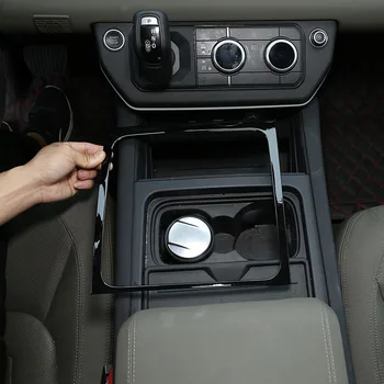 Za Land Rover Defender 110 2020-2021 ABS Srebro Avto sredinski konzoli, škatla za shranjevanje zunanji okvir dekoracijo nalepke Avto Dodatki 45082