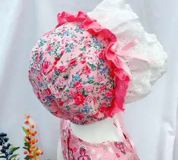 Vrt princesa obleko bombaž dekle obleko Lolita style spomladi in jeseni, dolg rokav obleka. No klobuk