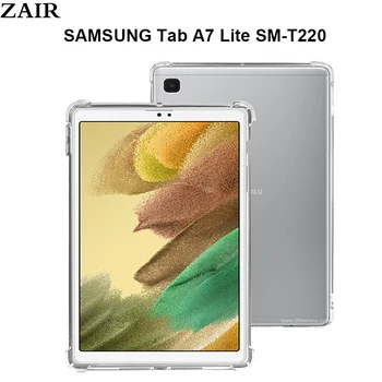Za Samsung Galaxy Tab A7 Lite 8.7 palčni Model SM-T220 SM-T225 Pregleden Mehko TPU Nazaj Tablični Primeru Zaščitni Pokrov Za T220