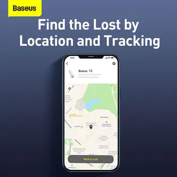 Baseus Inteligentni Polnilna Anti-izgubil Tracker Brezžično Smart Tracker Zakleniti Odkritelj Otrok Vrečko Denarnice Finder Alarm Oznako