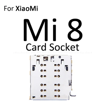 Micro SD Pladenj za Kartico Sim Socket Adapter Slot Priključek za Bralnik Za XiaoMi Mi 8 Lite A1 5X Posodo Imetnik Nadomestni Deli 45830