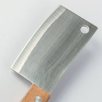2PCs Sir, Nož za Preživetje Kampiranje na Prostem Sekljanje Mesa Prenosni Kuhar Kuhinja Cleaver Rastlinskih Nož BBQ Orodja iz Nerjavečega Jekla 45858