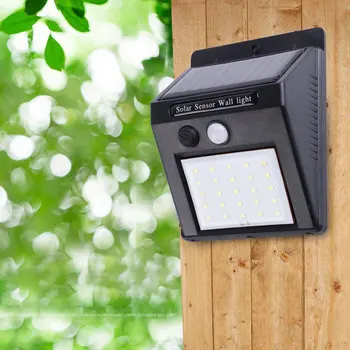 Nepremočljiva 30 LED Sončne Energije PIR Senzor Gibanja Vrtni Zid Svetlobo na Prostem, Doma Svetlobe