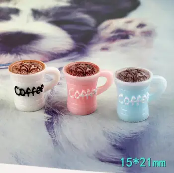 3D Mini Skodelico Kave Smolo Miniaturni Lutke Pokal, Kuhinjo, Sobo, Hrano, Pijačo Namizna Lutke, Dodatki za Živila Dekoracijo Obrti 4604