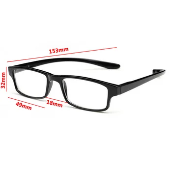 TR90 Okvir Dolge Noge Obravnavi Očala Moški Ženske Lahki Presbyopia Očala Z Dioptrije +1.0 +1.5 +2.0 +2.5 +3.0 +3.5 +4.0