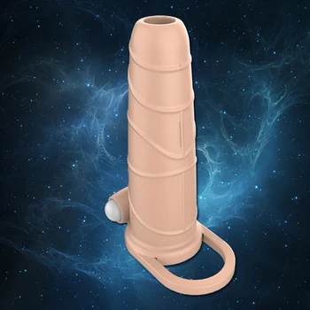 Vibracijska penis obroček za zaklepanje fine obroč za penis kritje foreskin odpornost kompleks zajema kristalno spike palico strastno gay dobave
