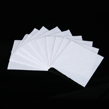 Novih 50 Listov Mikrovalovni Peči Steklena Fiksiranje Papirja, Keramičnih Vlaken 75*75*1mm Kvadratnih Keramična Vlakna, Steklena Fiksiranje Papirja
