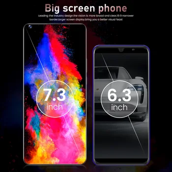 Globalna Različica Galaxy 7.3 Palčni S30+ Ultra Pametni 16+512GB 6800mAh HD Full Screen Mobilephone 5G Prstnih Odkleniti mobilni telefon