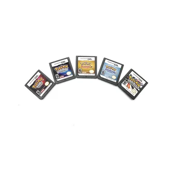 Pokemon Serije Diamond HeartGold Pearl Platinum SoulSilver DS Nintendo Igra Kartuše Konzole Kartico angleščina za DS 3DS 2DS NDS 46863