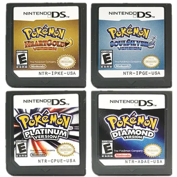 Pokemon Serije Diamond HeartGold Pearl Platinum SoulSilver DS Nintendo Igra Kartuše Konzole Kartico angleščina za DS 3DS 2DS NDS
